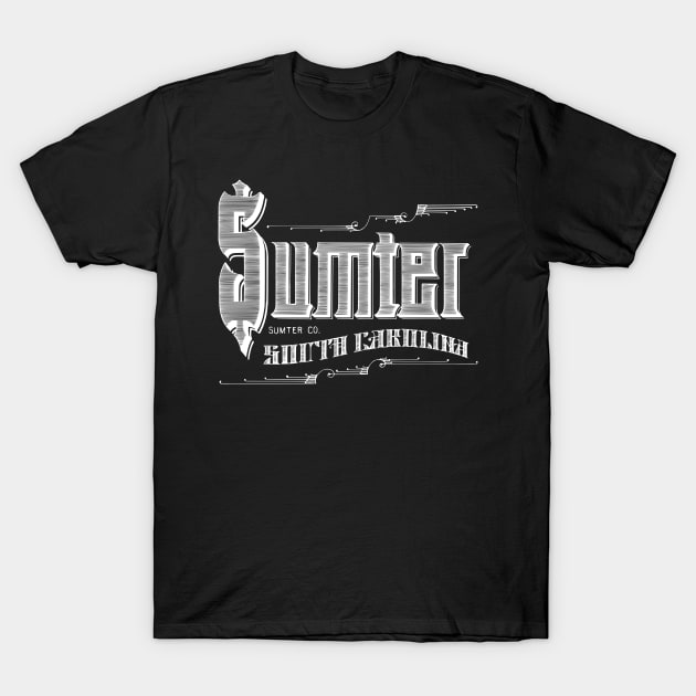 Vintage Sumter, SC T-Shirt by DonDota